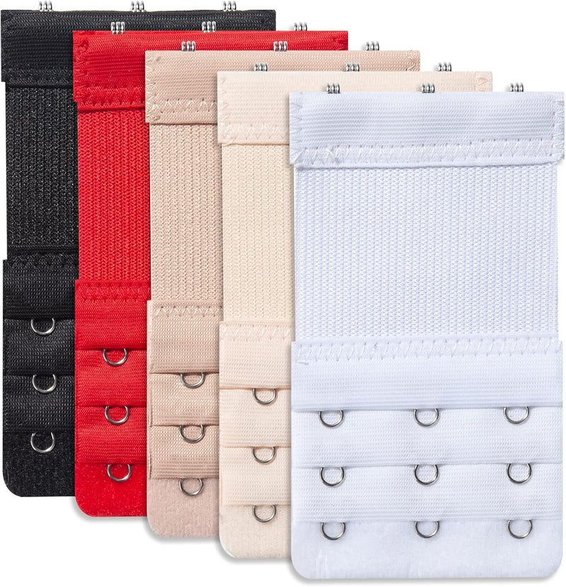 Mazipo MOTYAWN Women's Bra Extenders 2 Hook / 3 Hook / 4 Hook / 5 Hook Stretchy Comfortable Bra Strap Extension - Image 1